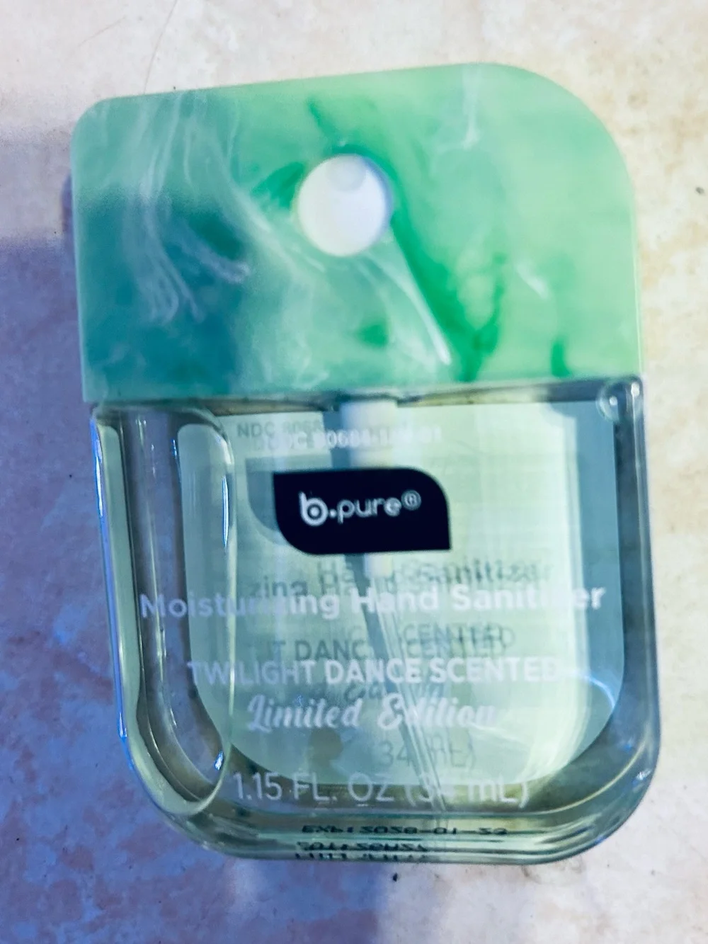 NWT-Set of 7 bPure Moisturizing Hand Sanitizer. 1.15 fl oz / 34 ml.,